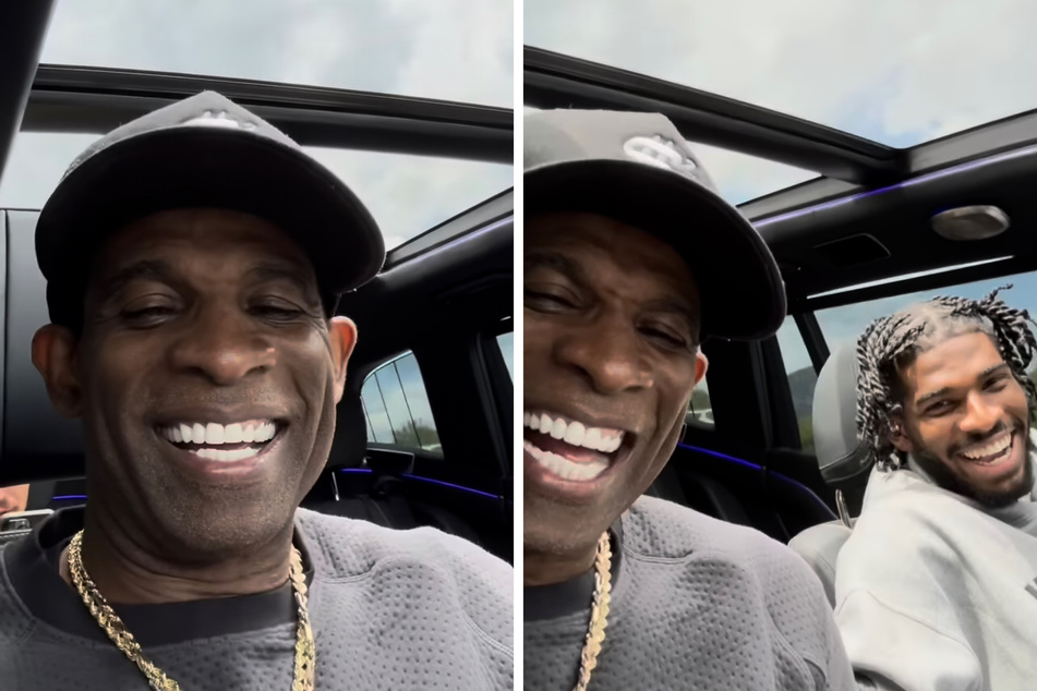 Deion Sanders and son Shedeur spark NIL debate with luxury whip