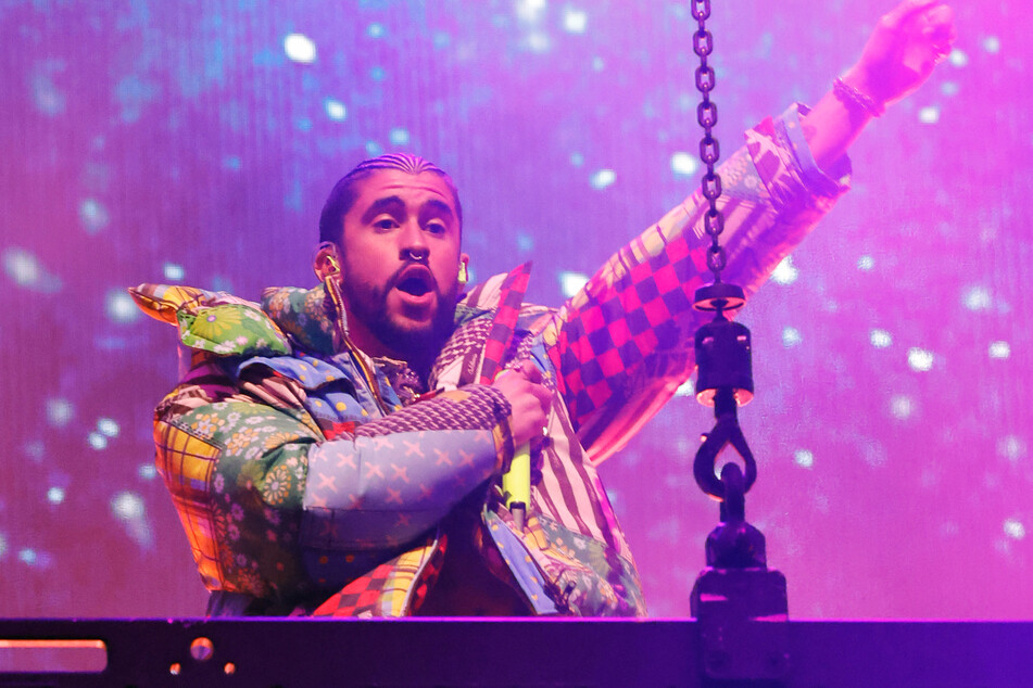 A representative for Bad Bunny confirmed the rapper did not approve the tweet dissing Harry Styles that was shown on screen during his Coachella set.