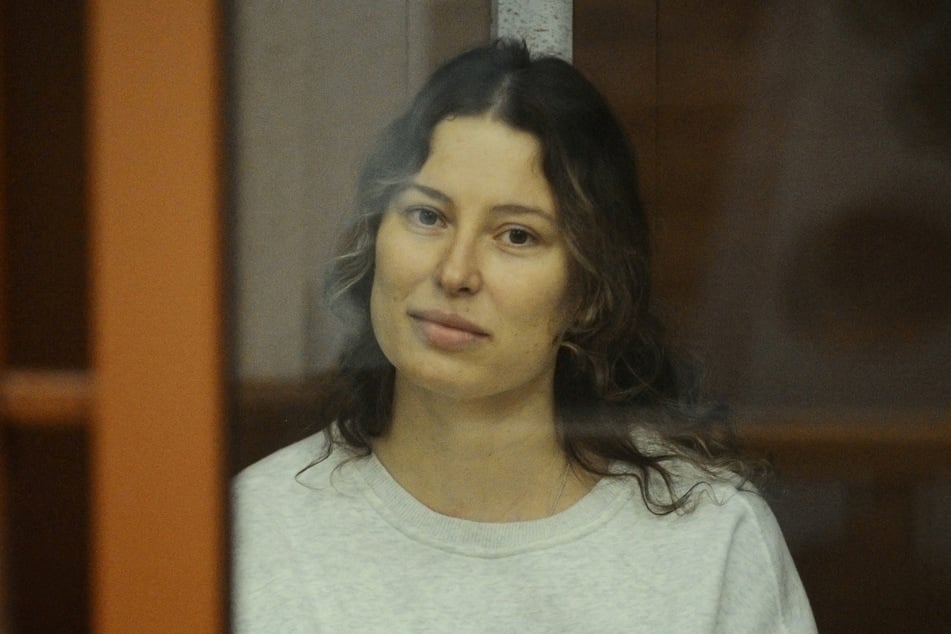 Russian-American dual citizen Ksenia Karelina attends a court hearing in Yekaterinburg, Russia, on August 15, 2024.