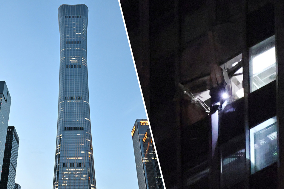Small plane seemingly crashes into Beijing's tallest skyscraper