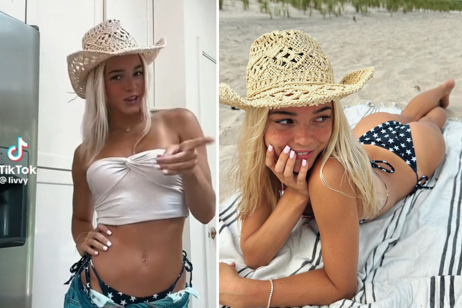 Olivia Dunne hits the beach for July 4 and spills the tea on her love life