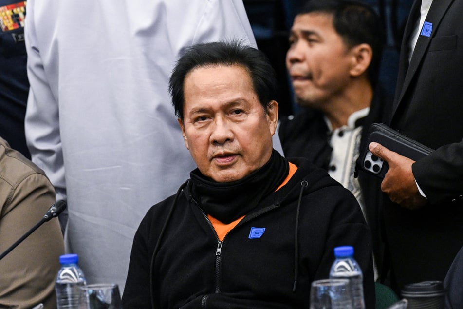 Apollo Quiboloy, who founded the Philippine-based Kingdom of Jesus Christ church, attends a Senate hearing in Manila in 2024.
