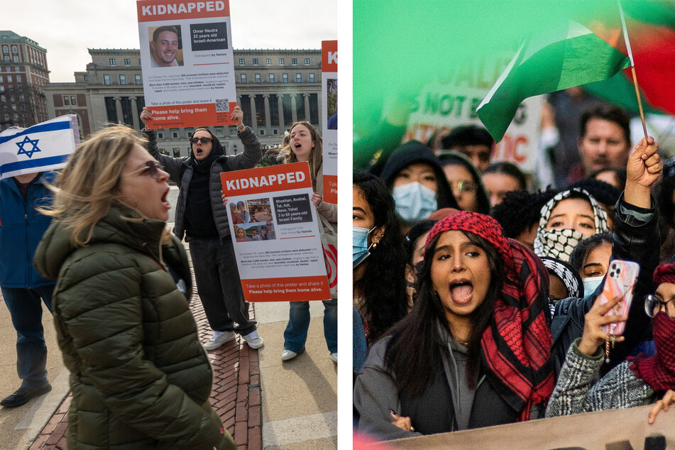 Columbia University sees Israel-Gaza war protests rock "highly charged" New York City campus
