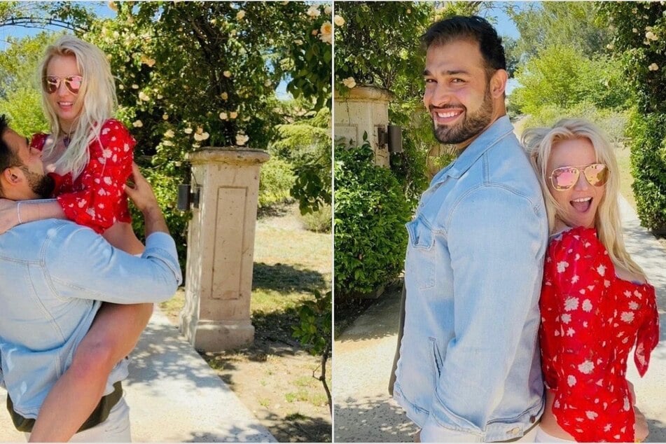Britney Spears and Sam Asghari squash divorce rumors with PDA pics