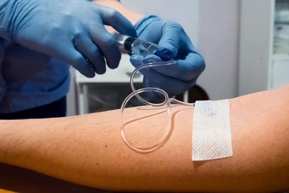 Patients who need long-term blood transfusions may need fewer in future if the trial is successful (stock image).