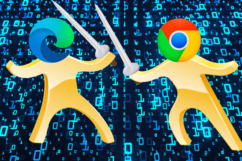 Edge is on the backfoot against Chrome, so time for some trusty pop-ups and ads.