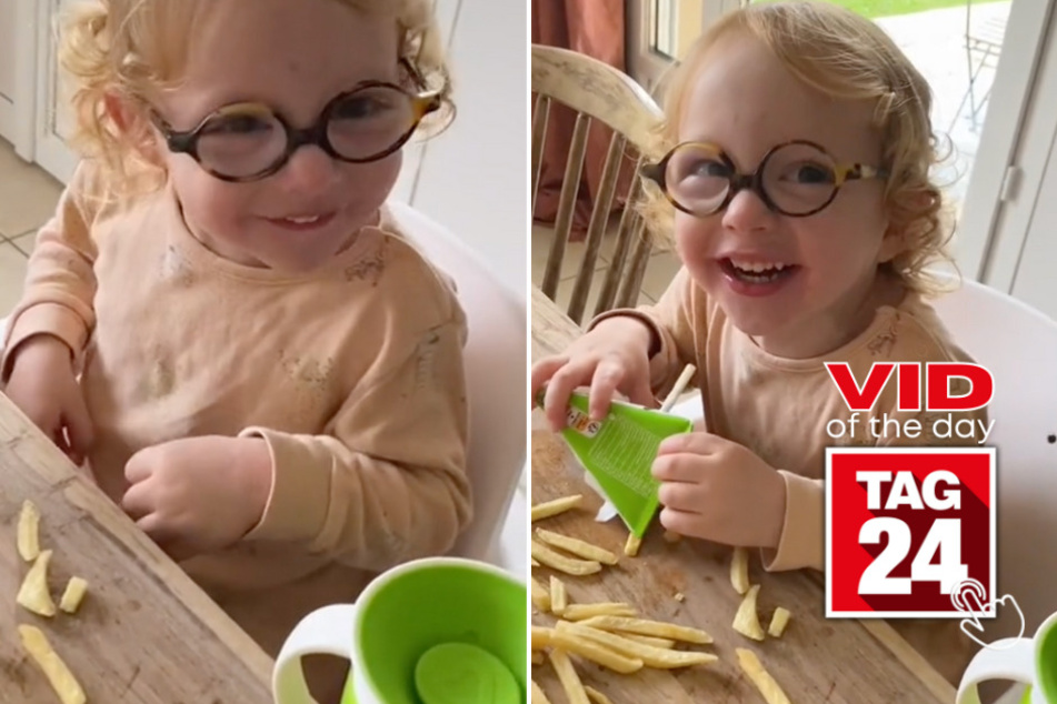 Viral Video of the Day for October 9, 2023: Girl's infectious laughter goes wild with over 25 million views!