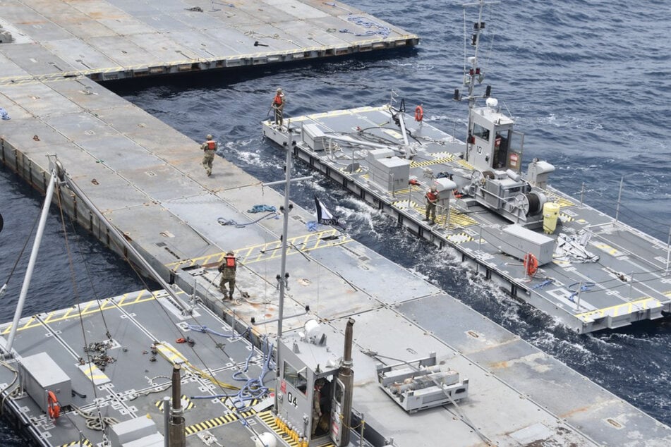 Gaza aid pier 50 percent complete, says Pentagon