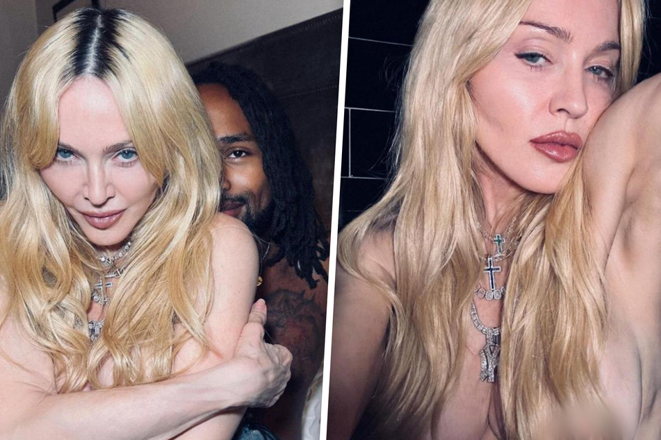 A few weeks after breaking up with her ex-boyfriend, Madonna may have just given fans a glimpse of the new man at her side in a sultry Instagram post.