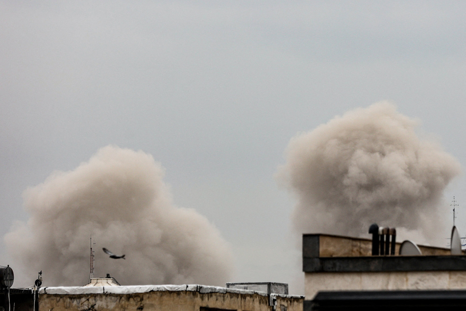 Smoke rises following a strike in Tehran, Iran, amid the US-Israeli war on March 16, 2026.