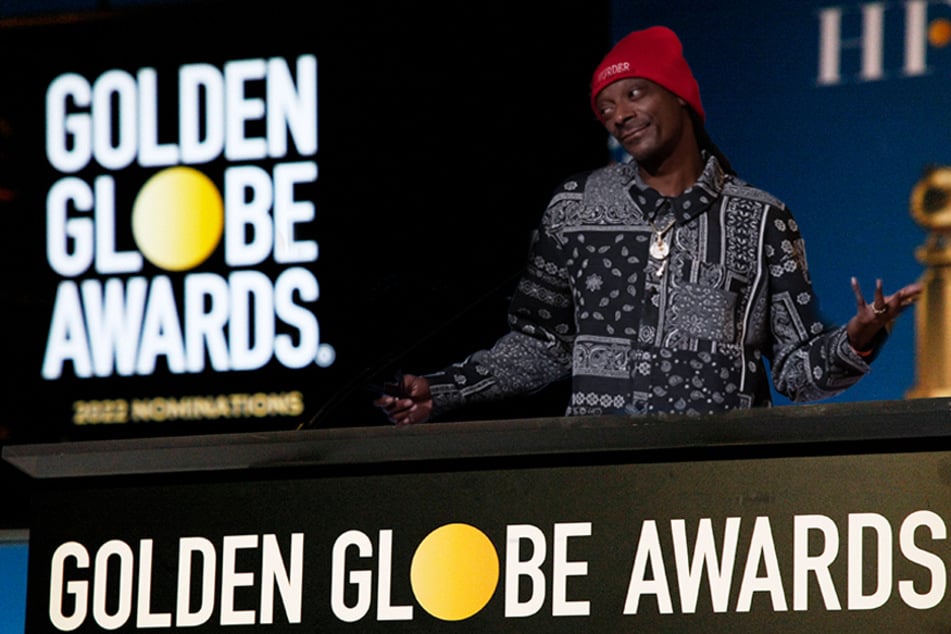 Rapper Snoop Dogg helped announce the 2022 Golden Globe nominations on Monday.