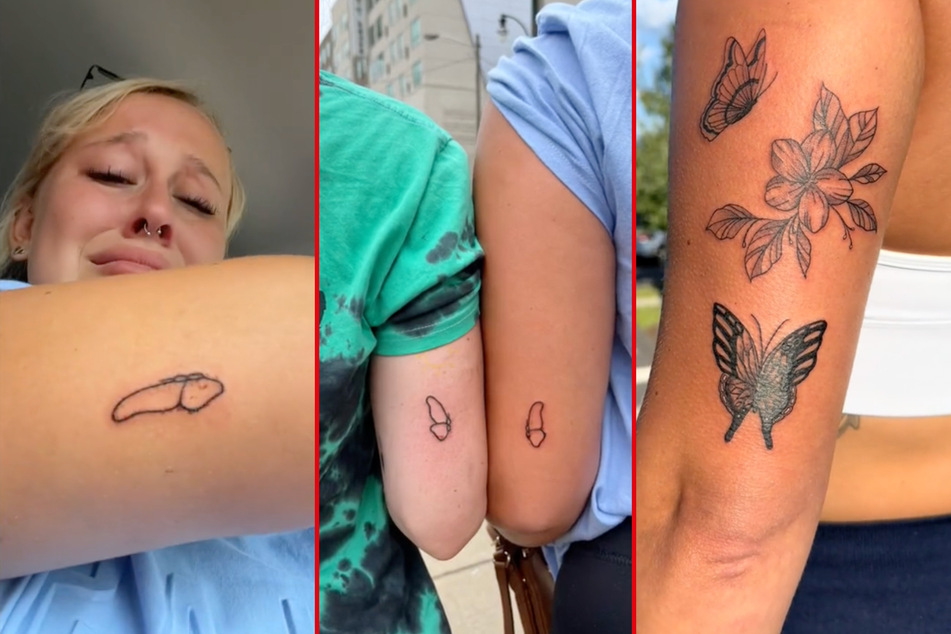 Anicole's tattoo has come a long way since that fateful day in 2022.