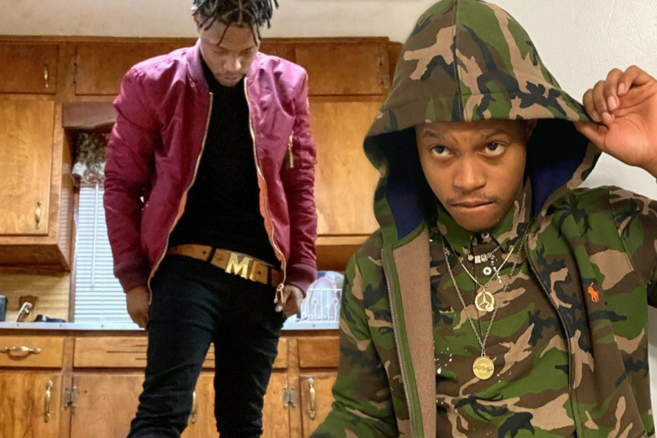 Rapper Silento, whose real name is Richard Lamar Hawk (23), is suspected of murder (collage).