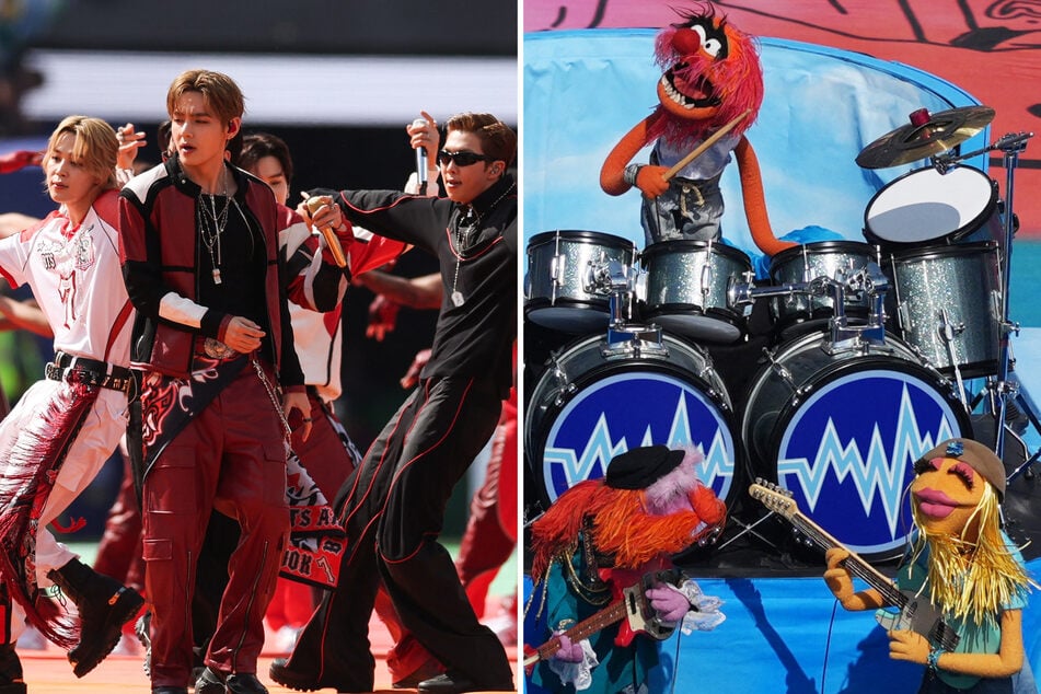 K-pop superstars BTS and The Muppets also rocked the World Cup's halftime stage.