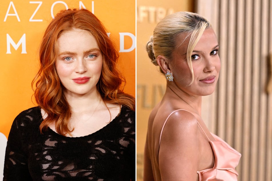 Sadie Sink (l.) showed her support for her Stranger Things co-star Millie Bobby Brown after the 21-year-old slammed the public scrutiny around her appearance.