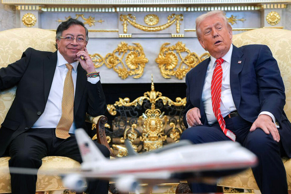 Trump makes up with Colombia's Petro in friendly White House meeting: "You are great"