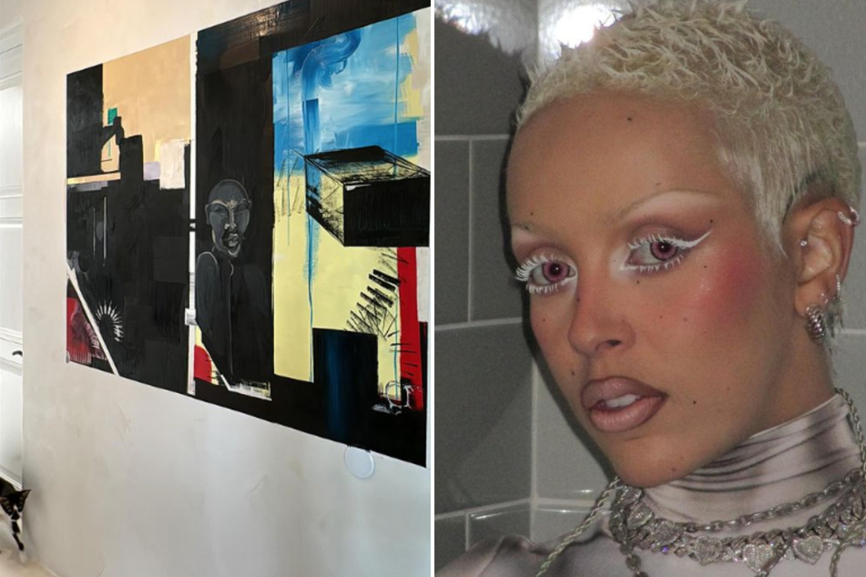 Doja Cat gets fans buzzing over latest painting: "Doja Van Gogh!"