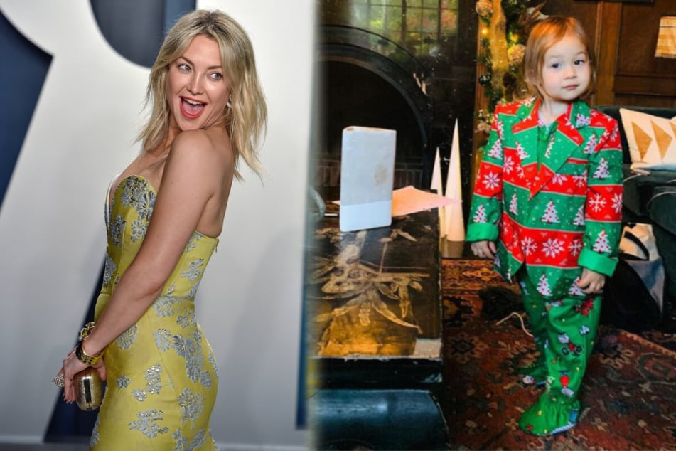 Kate Hudson shares an adorable picture of her daughter all decked out for the holidays