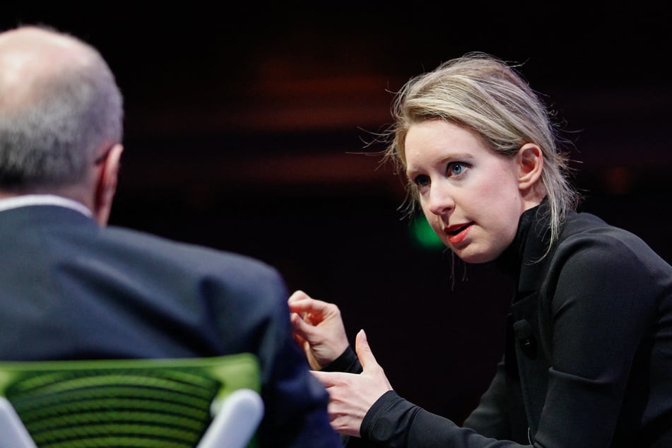 Elizabeth Holmes speaks at the Fortune Global Forum at the Fairmont Hotel on November 2, 2015 in San Francisco, California. Holmes is currently serving a 10-year prison sentence for fraud.