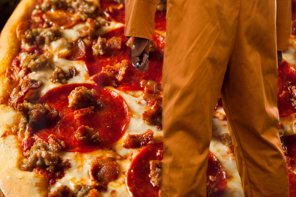 The inmates ordered pizza with kebab toppings for the whole ward (stock image).
