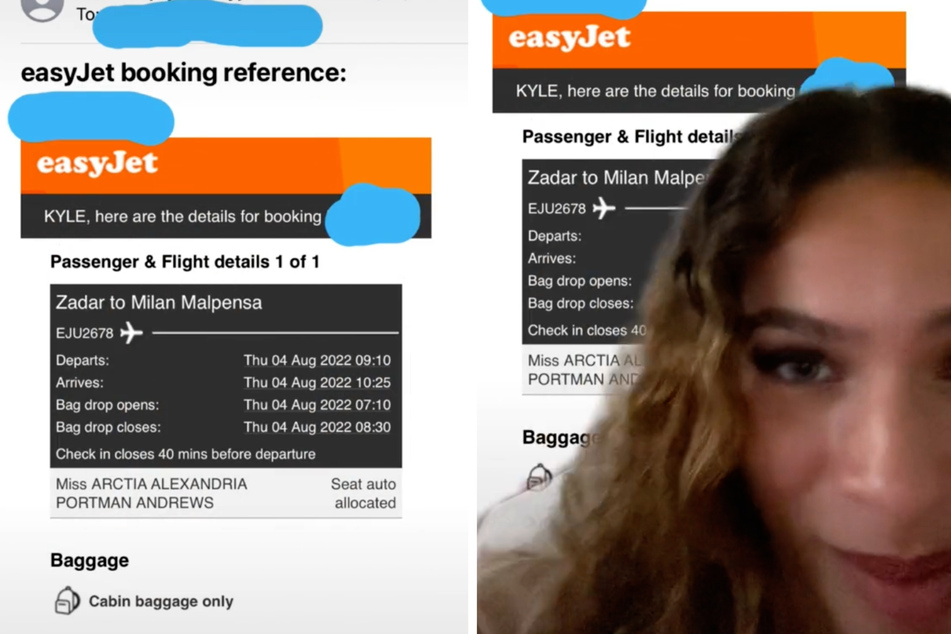 To prove to her followers that she didn't make the story up, Lex posted some email proof.
