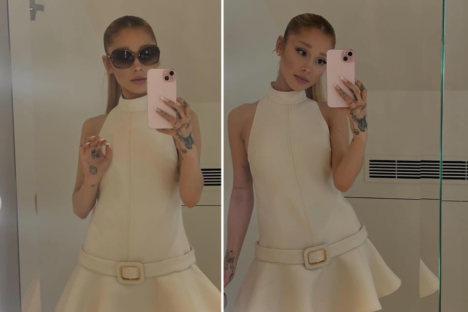 Ariana Grande is serving tenniscore for Paris r.e.m. event ahead of Olympics