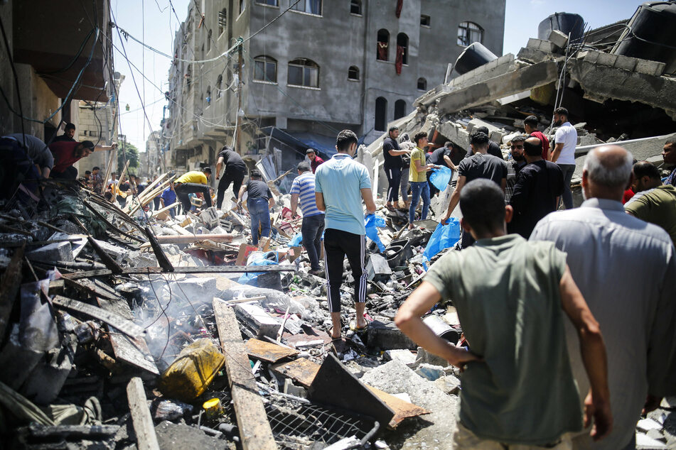 Hundreds of Palestinians were killed and thousands were left homeless during Israeli airstrikes on Gaza.