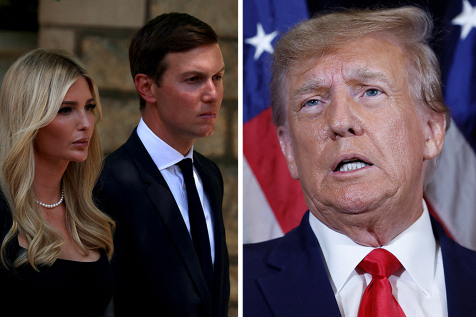 Donald Trump (r) and members of his family reportedly failed to disclose numerous valuable foreign gifts.