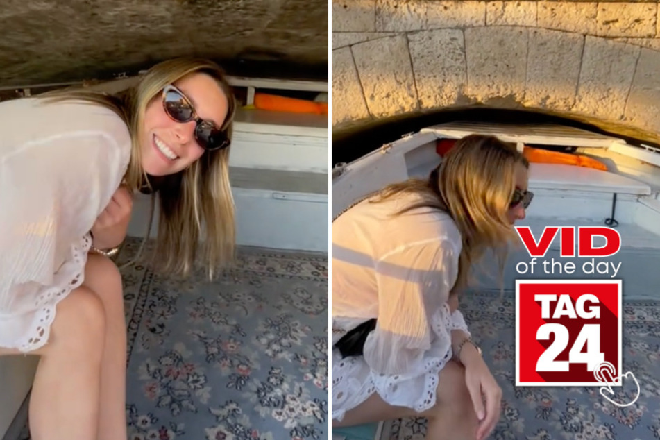 Viral Video of the Day for December 20, 2023: Boat gets stuck under iconic Italy bridge