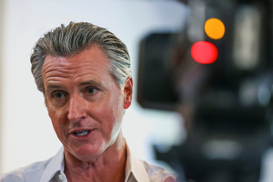 California Governor Gavin Newsom has said he will not enter the 2028 presidential race if former Vice President Kamala Harris (not pictured) runs again.