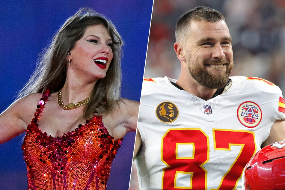 Travis Kelce says he and Taylor Swift have "never" argued in rare comments