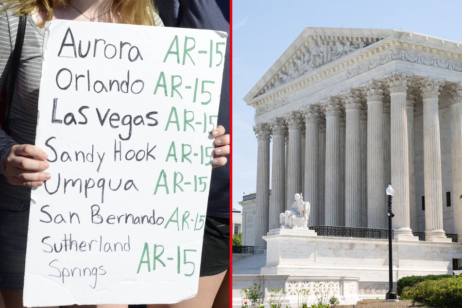 The Supreme Court will hear a challenge to bans on AR-15 rifles, which have been used in several mass shootings in the US.