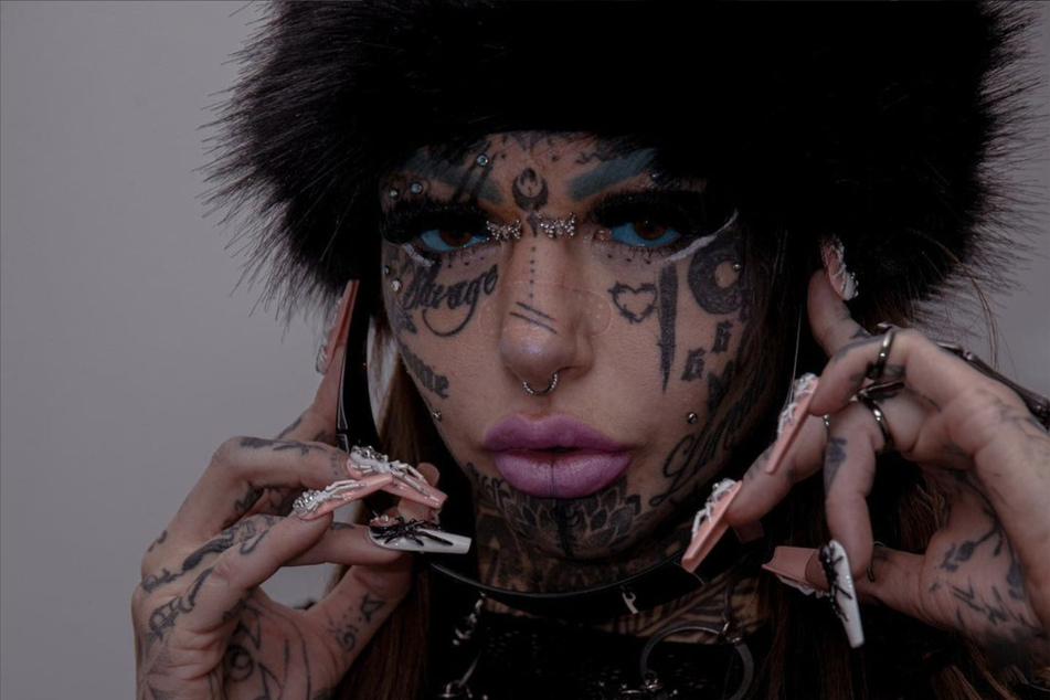 Amber Luke has been on a tattoo journey to become her "true self."