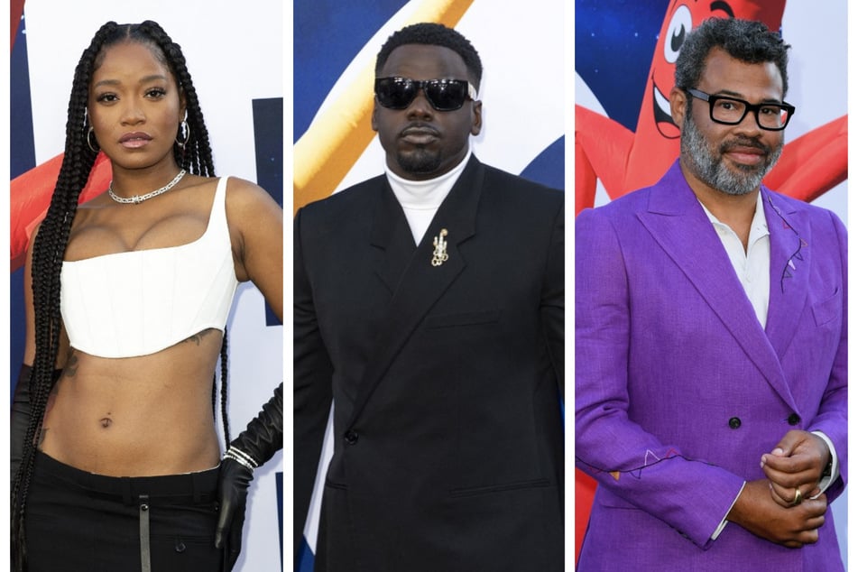 Jordan Peele's (r.) new horror film Nope stars Keke Palmer (l.) and Daniel Kaluuya.