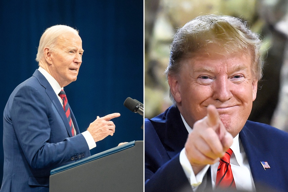 Trump faces heat after sharing bizarre video of a hog-tied Joe Biden