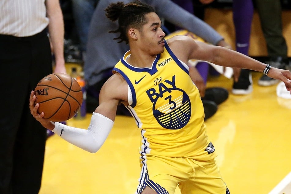 Jordan Poole led all scorers with 25 points on Sunday night.