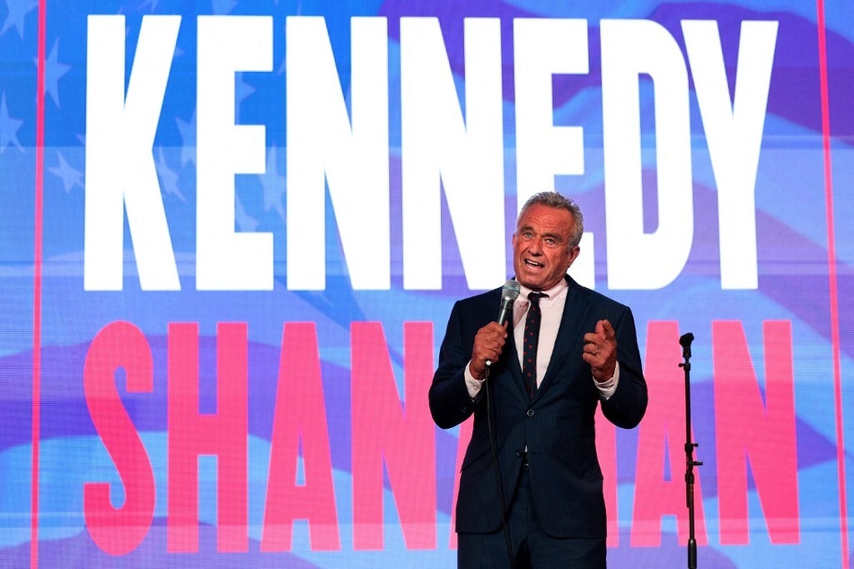 Independent presidential candidate Robert F. Kennedy Jr. speaks at the Libertarian National Convention on May 24, 2024, in Washington DC.