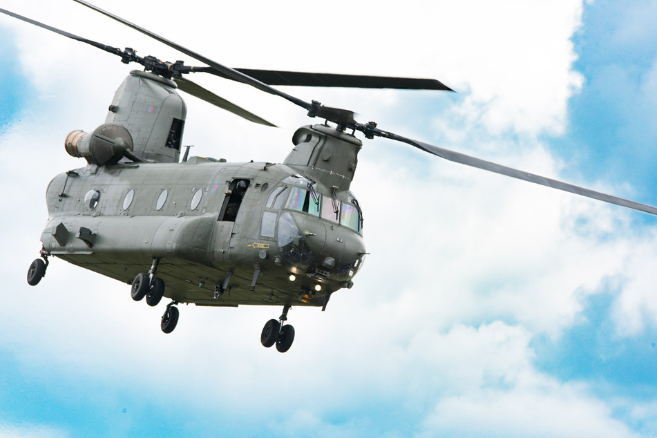 A U.S. military helicopter crashed near Mendon, New York, on Wednesday evening (stock image).