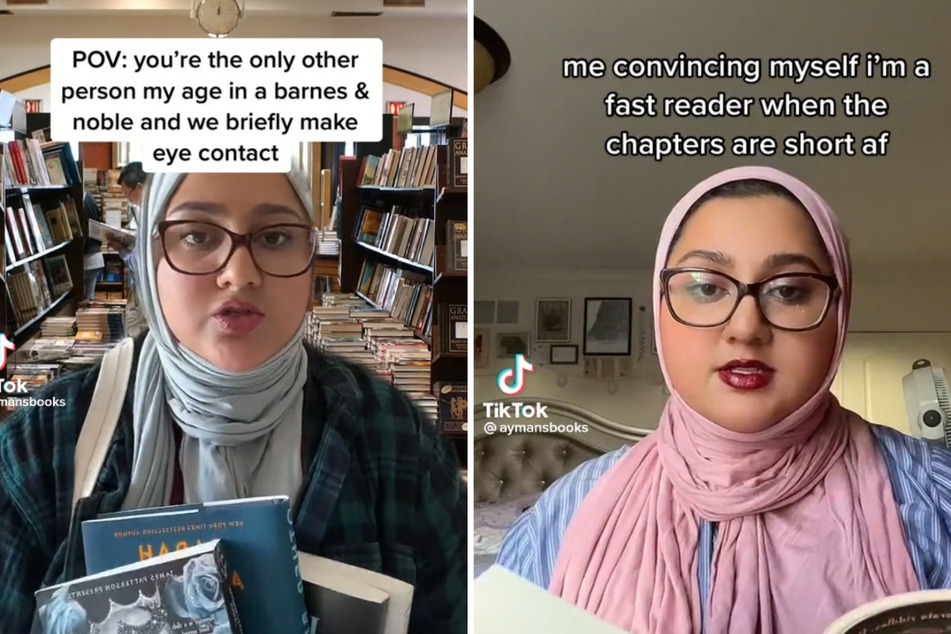 @aymansbooks has over 800,000 followers on TikTok.