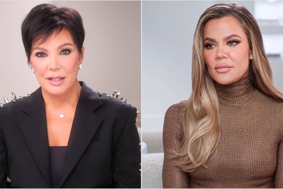 Khloé Kardashian (r) and Kris Jenner got into an ugly spat on Thursday's episode of The Kardashians.