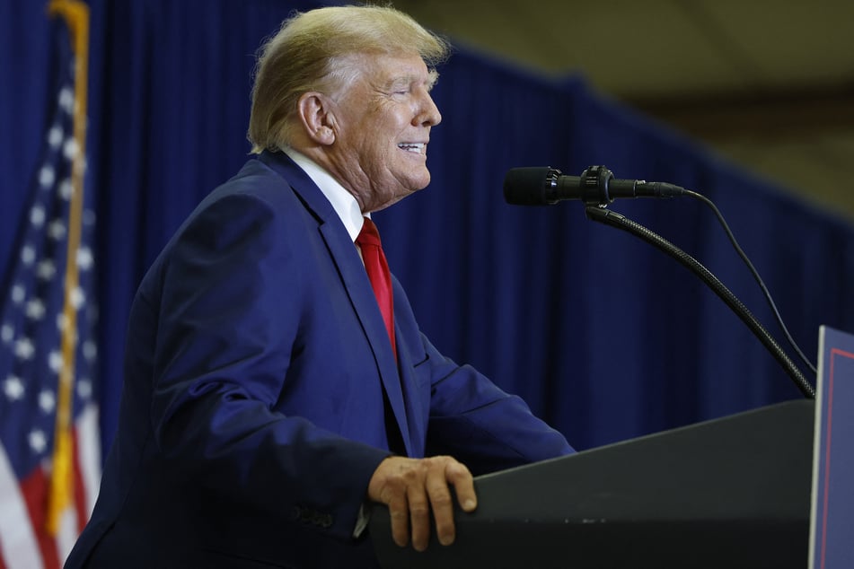 Donald Trump has a large following and is currently on the campaign trail ahead of the Republican primary elections.