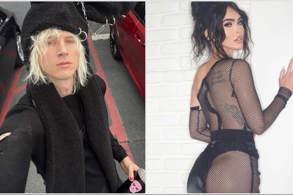 Machine Gun Kelly thirsts over Megan Fox's bikini snaps as wedding remains "halted"