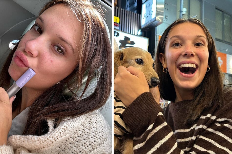 Millie Bobby Brown shows off new viral TikTok hair color trend