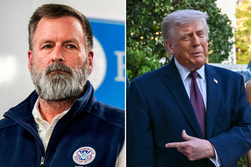 In a recent interview, President Donald Trump (r.) was asked about a FEMA official insisting that he involuntarily teleported to a Waffle House.