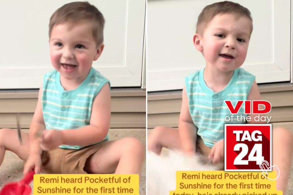 Viral Video of the Day for July 22, 2025: Toddler drums new song like a pro!
