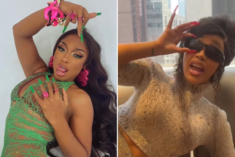 Cardi B shares wild behind-the-scenes footage from Bongos video