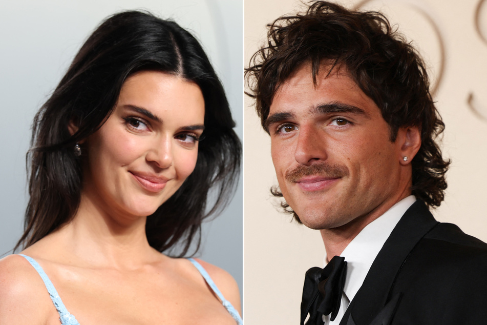 A new report claims Kendall Jenner (l.) has been "hanging out" with Jacob Elordi for the past few months.