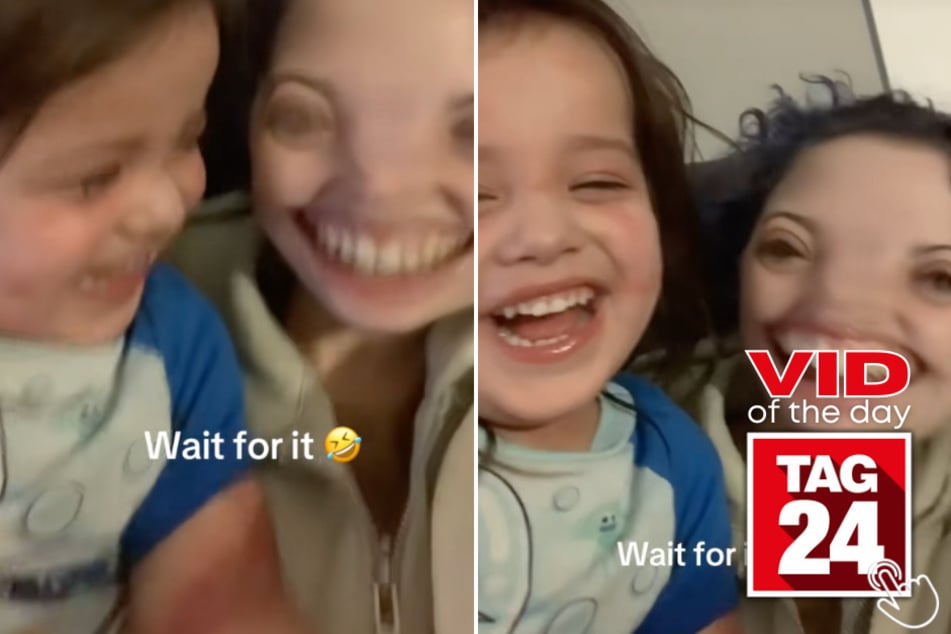 They thought that they were just playing with filters, but this mom and son duo created a viral TikTok!