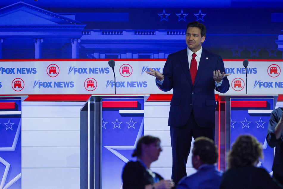Florida Governor Ron DeSantis contributed little to the debate, staying mostly out of the fray.