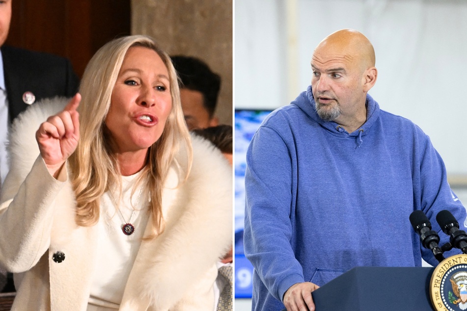 Marjorie Taylor Greene gets slammed by John Fetterman in new senate dress code squabble